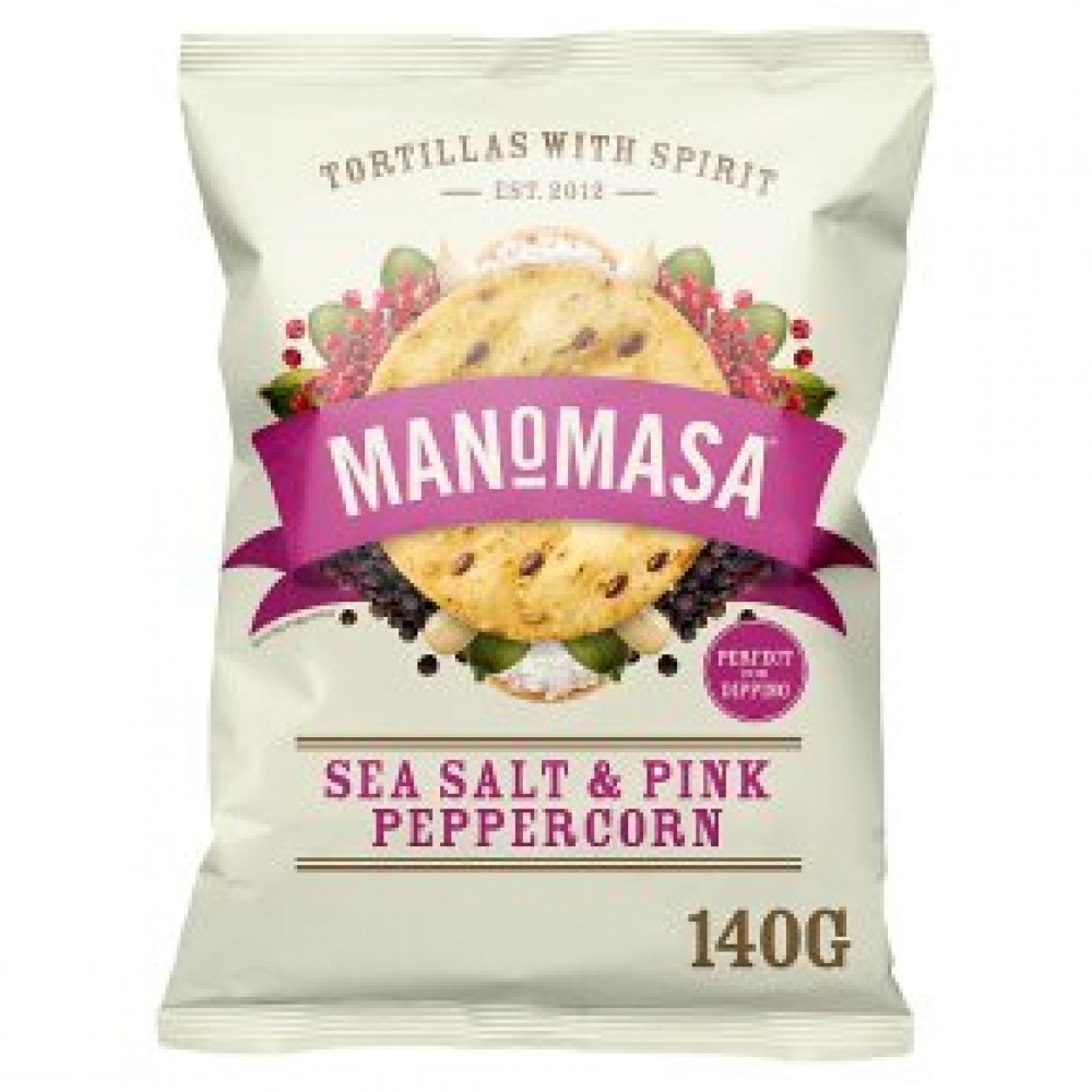 Manomasa - Sea Salt & Pink Peppercorn 12 x 140g