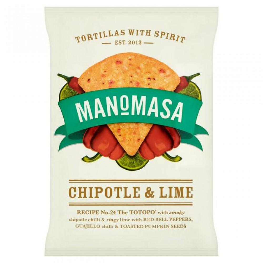 Manomasa - Chipotle & Lime - 10 x 140g