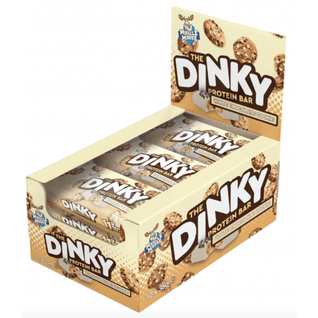 Muscle Moose - The Dinky Protein Bar - White Chocolate Cookie 12 x 35g