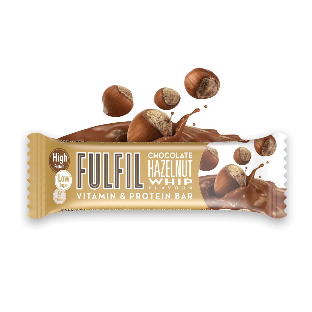 Fulfil 40g Vitamins & Protein Bar, Chocolate Hazelnut Whip - 15 x 40g