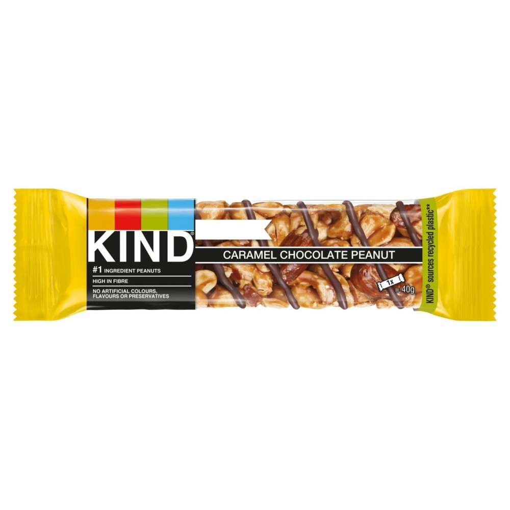 Kind Bars - Caramel, Chocolate & Peanut 12 x 40g