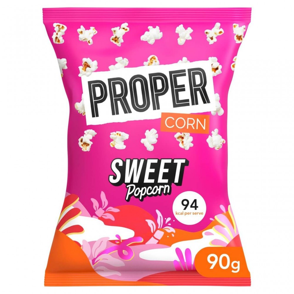 Proper Sweet Popcorn 8 x 90g